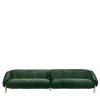 Ghidini 1961 Sofas<Flo Green Velvet 4-Seater Sofa by Lorenza Bozzoli