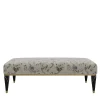 Guerra Vanni Benches<Floral Upholstered Black Brown Bench from Studio Privè Collection