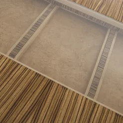 Berdondini 1926 Dining Tables<Florence Rectangular zebrano wood Table 1947