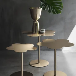 Ghidini 1961 Side Tables<Flowers Small Brass Side Table by Stefano Giovannoni
