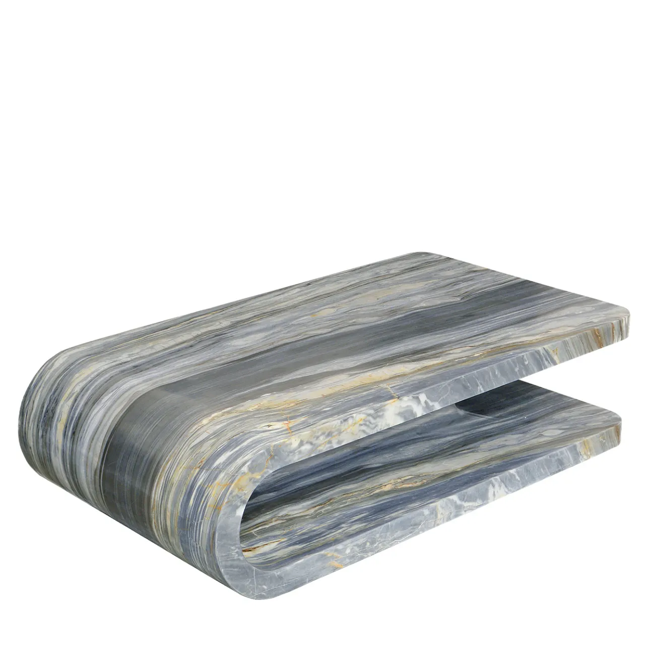 Etamorph Coffee Tables<Fold Calacatta Midnight Marble Coffee Table