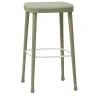 Billiani 1911 Bar Stools<Frisée 260 Green Upholstered Stool by Cristina Celestino