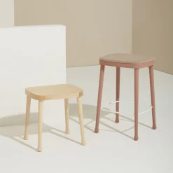 Billiani 1911 Stools<Frisée 256 Natural Stool by Cristina Celestino
