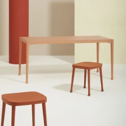 Billiani 1911 Stools<Frisée 256 Red Stool by Cristina Celestino