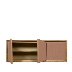Meccani Design Sideboards Buffets<Fuga Mocha Mousse Wall Sideboard