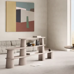 Forma & Cemento Bookcases<Fusto Powder Beige Bookshelf I