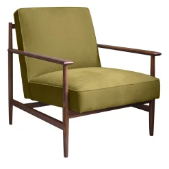 mg12 by Monica Geronimi Armchairs<Gaia Mustard Linen-Cotton Armchair