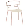 TrabA' Chairs<Genoa Met Copper Chair by Cesare Ehr