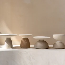 Pimar Limestone Side Tables<Geo L Side Table by Apospersano