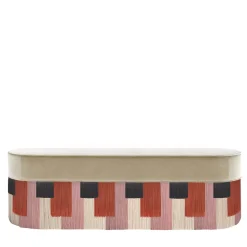 Lorenza Bozzoli Couture Benches<Geo Stripe Polychrome Bench #3