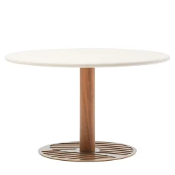 Jwana Hamdan Outdoor Coffee Tables<Ghaf Off-white Tea Table by Lorenza Bozzoli