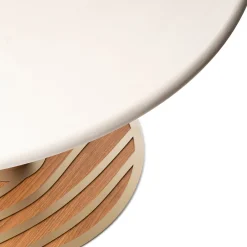 Jwana Hamdan Outdoor Coffee Tables<Ghaf Off-white Tea Table by Lorenza Bozzoli