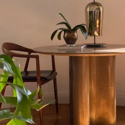 mg12 by Monica Geronimi Dining Tables<Giorgia Liquid Bronze Round Table