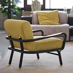 Black Tie Lounge Chairs<Girò Moka & Yellow Lounge Chair