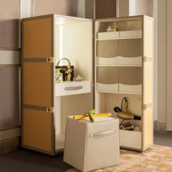 Casa Covre Trunks<Giulietta Yellow & Beige Trunk