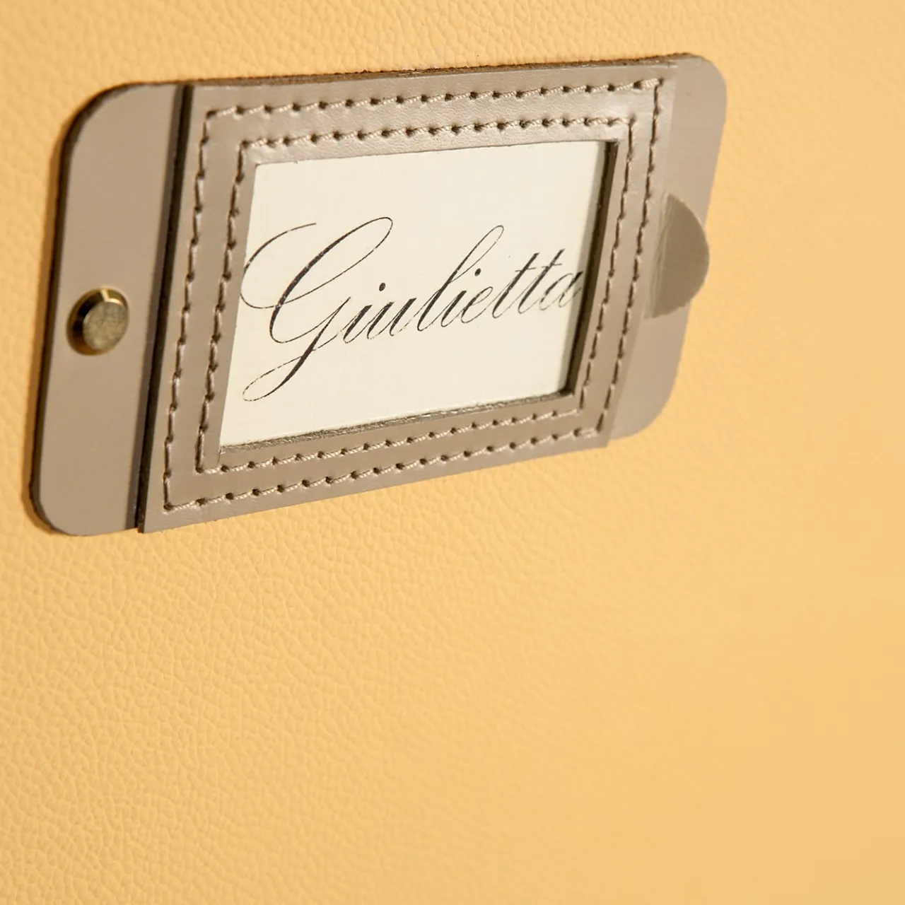 Casa Covre Trunks<Giulietta Yellow & Beige Trunk