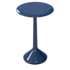 CPRN Homood Side Tables<Glossy Laquered Blue Side Table