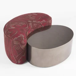 ETRO Home Interiors Ottomans & Poufs<Goa Set of Pouf and Low Table #1