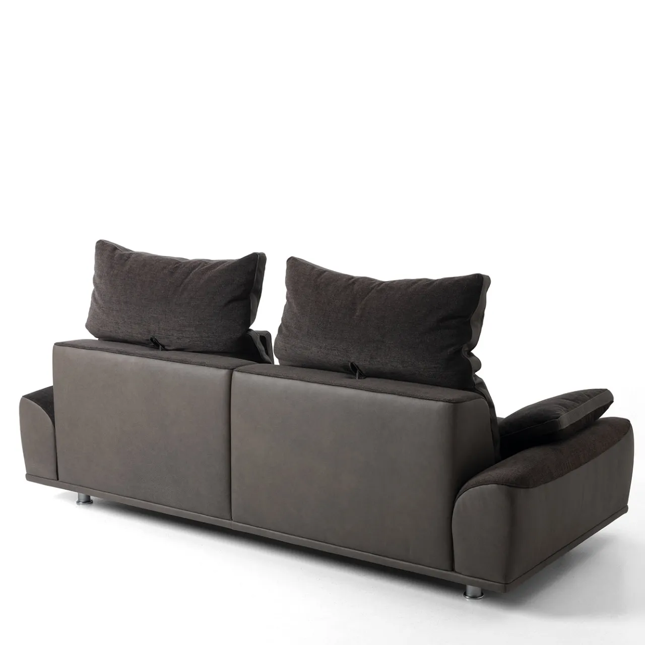 Mantellassi 1926 Sofas<Grand Tour Black Fabric & Leather sofa