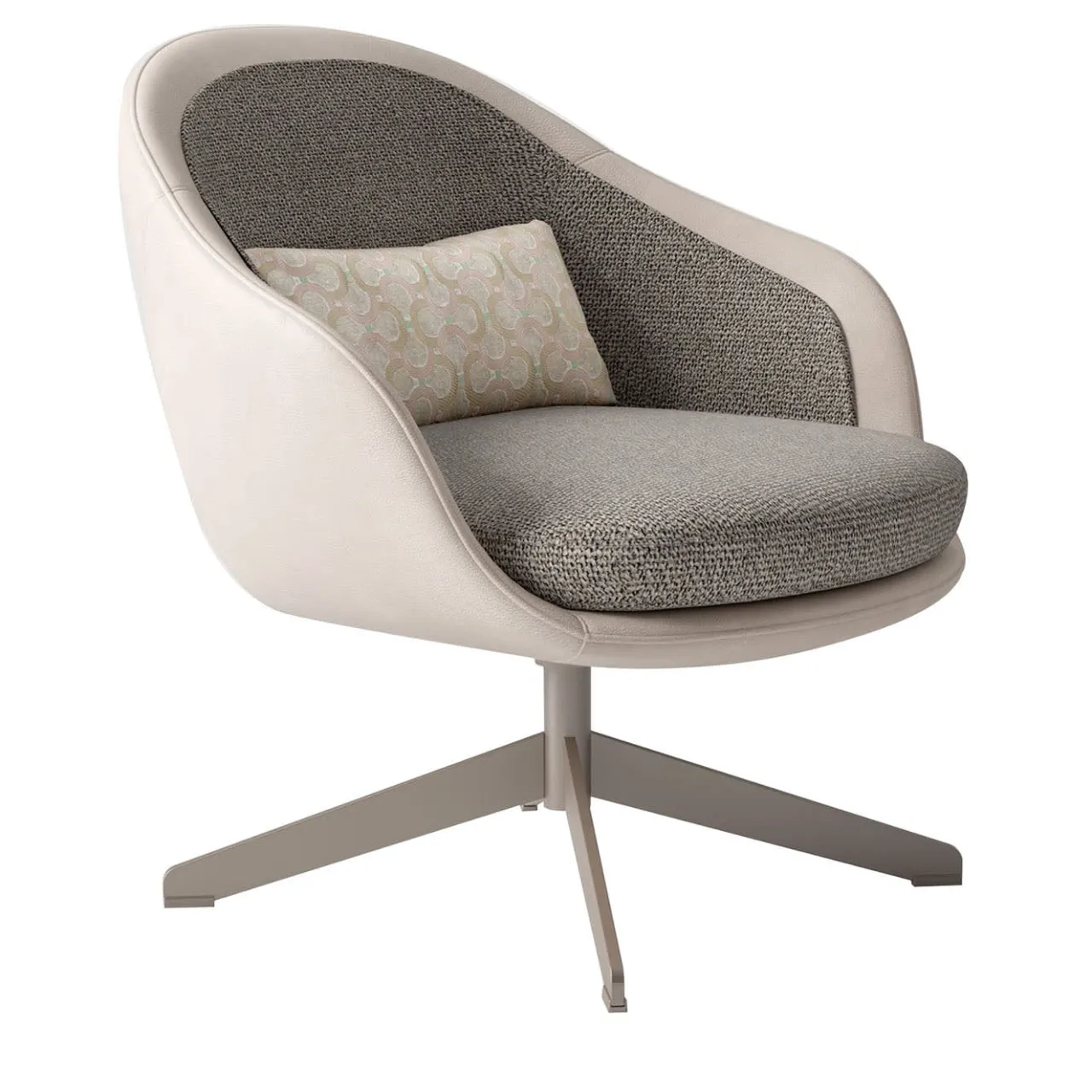 CPRN Homood Lounge Chairs<Gray Swivel Chair