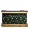 CG Capelletti Consoles<Green and Gold Bar Console
