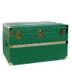 Terrida Trunks<Green Royal Leather Trunk