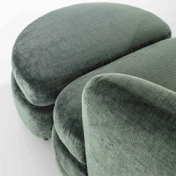 Carpanelli Sofas<Green Velvet Sofa by Giuseppe