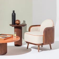Il Giardino di Legno Outdoor Armchairs<Grissini wood Outdoor Lounge Chair