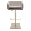 ReDéco Bar Stools<Hanami Adjustable Metal Bar Stool Leather Seat