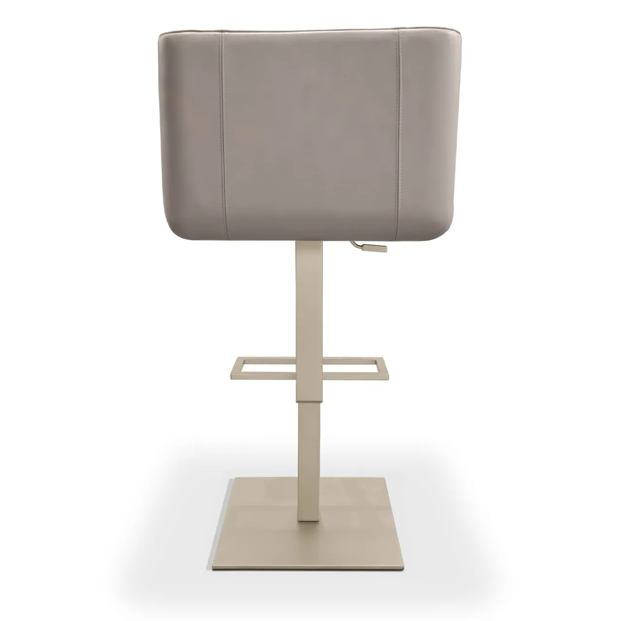 ReDéco Bar Stools<Hanami Adjustable Metal Bar Stool Leather Seat