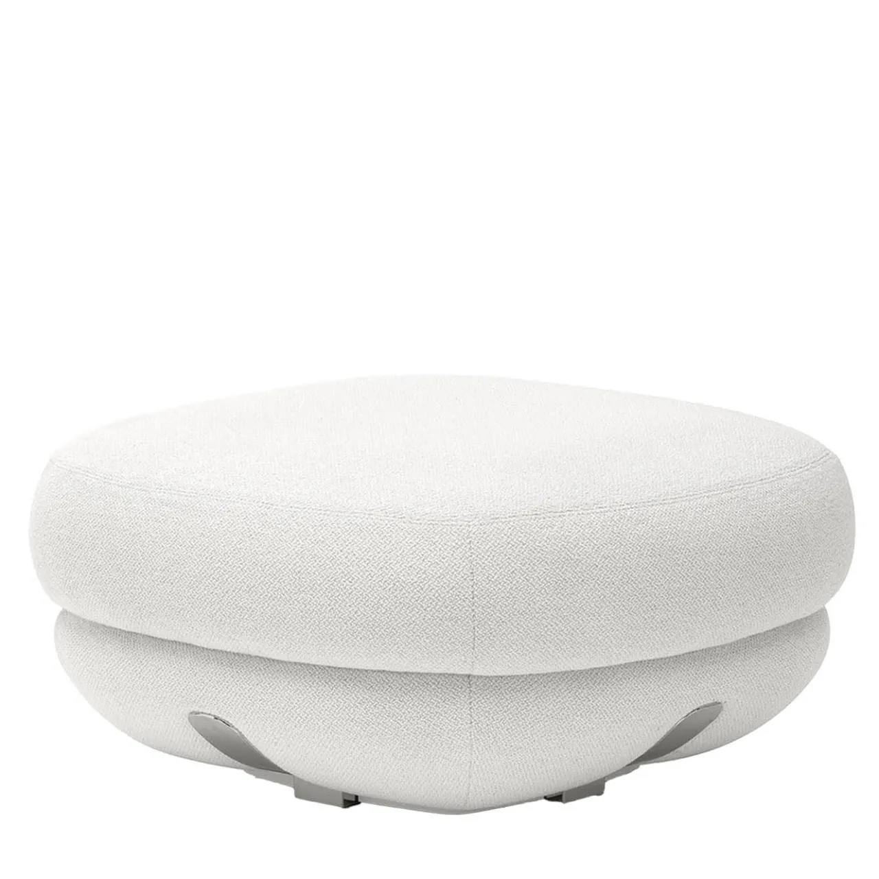 Daytona Ottomans & Poufs<Harold White Fabric Small Ottoman by Pulina Exclusive Interiors