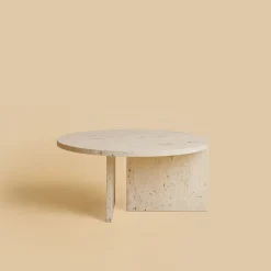 Lebanto Coffee Tables<Hashi Roman Travertino Coffee Table