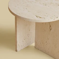 Lebanto Coffee Tables<Hashi Roman Travertino Coffee Table