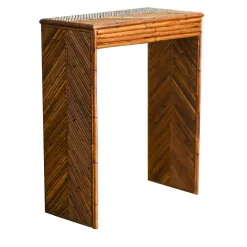 Molto Collectibles Consoles<Herringbone-Patterned Bamboo Console