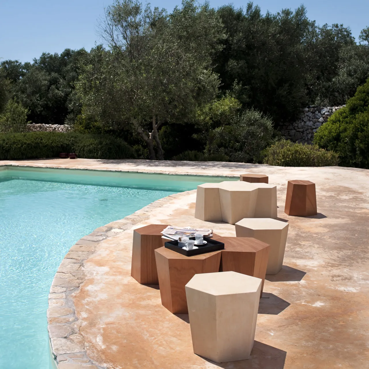 Horm Outdoor Coffee Tables<Hexagon Outdoor Coffee Table by Steven Holl