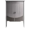 Alberto & Mario Ghezzani Bar Cabinets<Hollywood Gray Bar Cabinet
