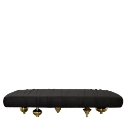 Il Pezzo Mancante Benches<Il Pezzo 1 Black Leather Bench
