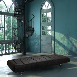 Il Pezzo Mancante Benches<Il Pezzo 1 Black Leather Bench