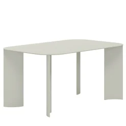 Marco Ripa Outdoor Dining Tables<India Medium Rectangular Grey Metal Outdoor Dining Table