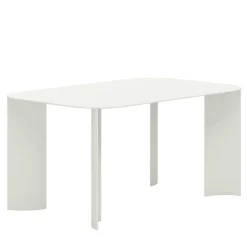Marco Ripa Outdoor Dining Tables<India Small Square White Metal Outdoor Dining Table