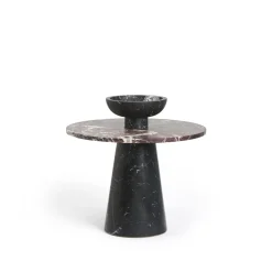 MMairo Side Tables<Inside Out Red/Black Marble Coffee Table by Karen Chekerdjian #2