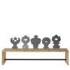 Valentina Bernardi Benches<Iron Tirolese Five Backrests Bench