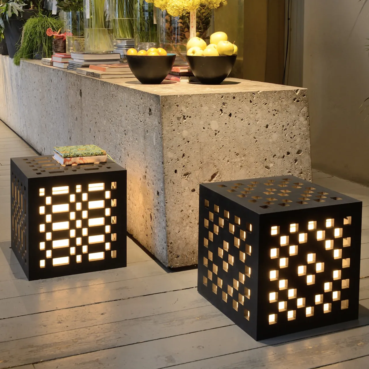 Extroverso Coffee Tables<Istella Rombi Cube with Light