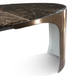 Visionnaire Desk & Writing Tables<Jet Plane Black Wood And Black Marble Top Writing Desk