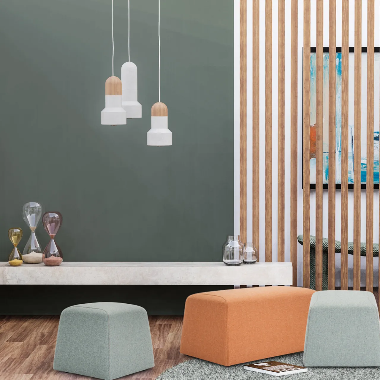 Domingo Salotti Benches<Joe Rectangular Orange Bench