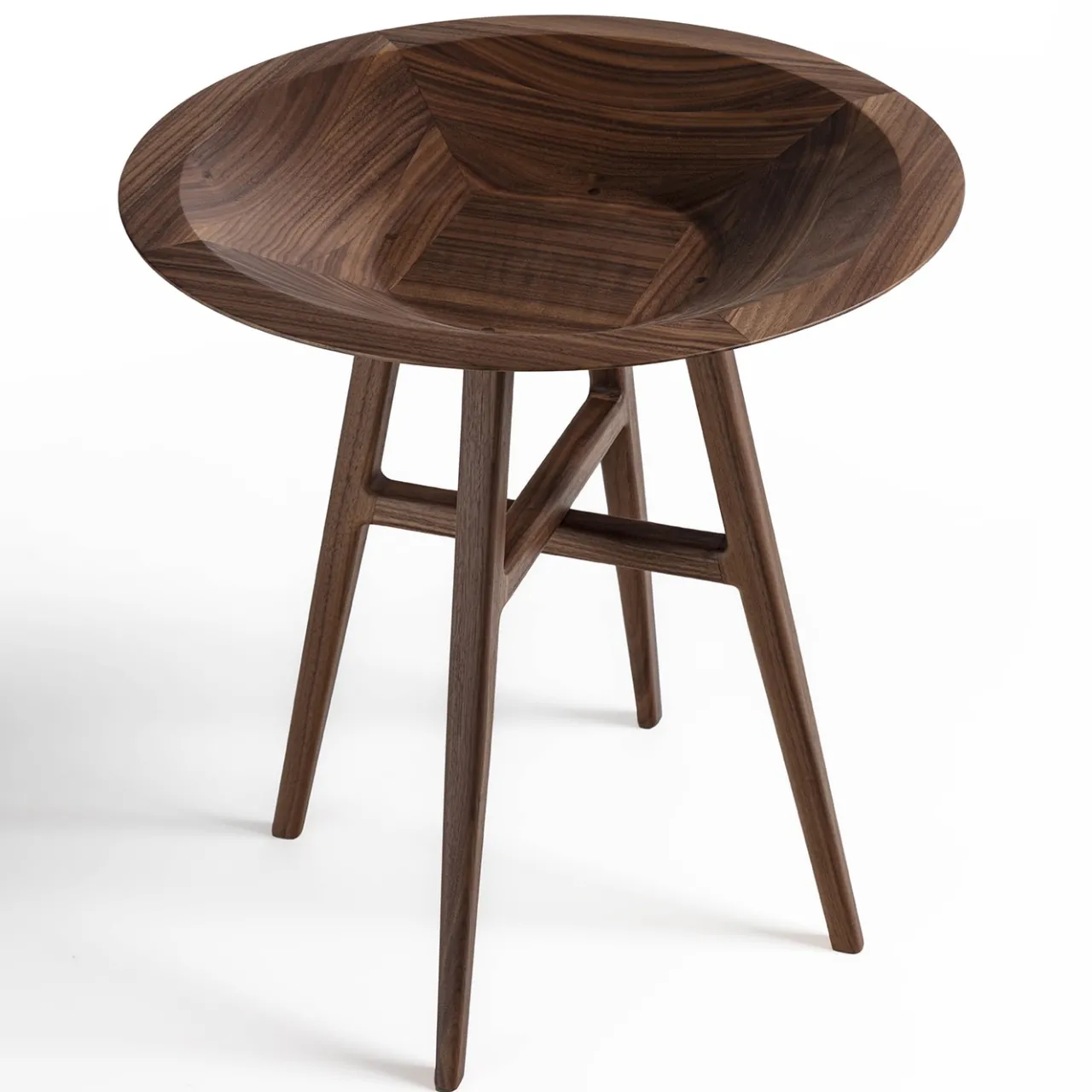 Durame Side Tables<Joker Round Black & Brown Accent Table