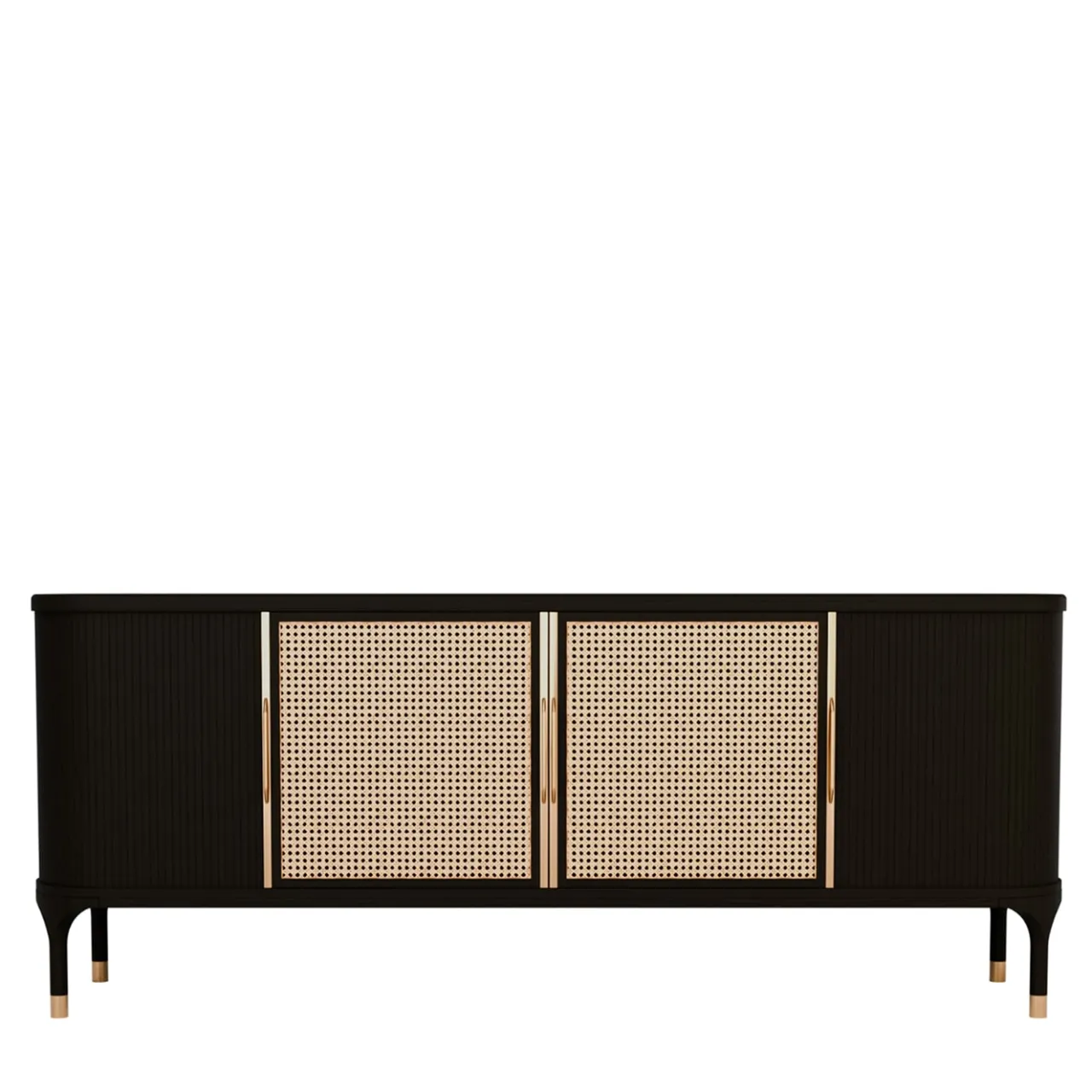 Morelato Sideboards Buffets<Joyce 4-door Sideboard with Vienna Straw by Libero Rutilo