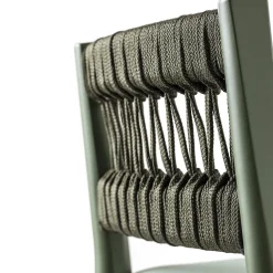 TrabA' Bar Stools<Julie Dark Green Stool with Upholstered Seat by Emilio Nanni