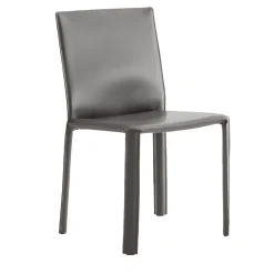 Morica Design Chairs<Jumpsuite Gray Leather Chair