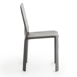 Morica Design Chairs<Jumpsuite Gray Leather Chair